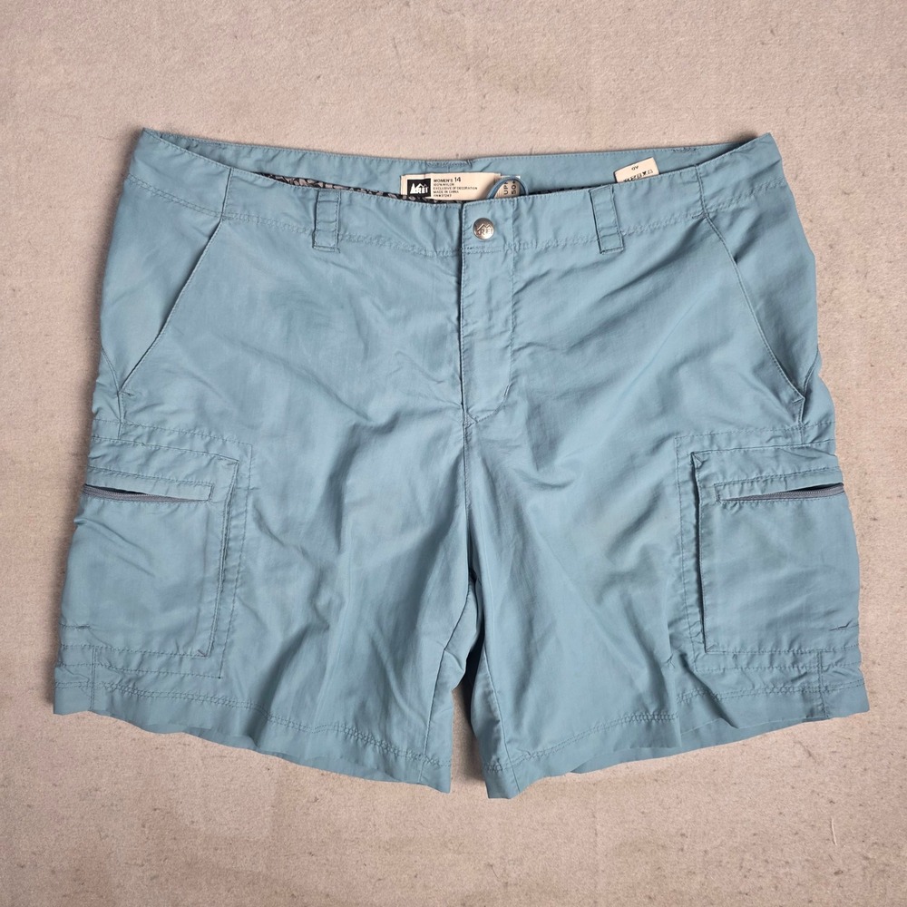 REI Co-op‎ Sahara Cargo Shorts Hiking Travel UPF 50+ Women's Size 14